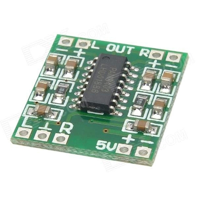 Picture of PAM8403 PAM-8403 8403 2.5V To 5V 2 Channel Mini Class D 3W+3W Stereo Audio Amplifiers Board 3W Module 2.5-5V USB Power Dual Channels 2x3W Digital Power Audio Amplifier