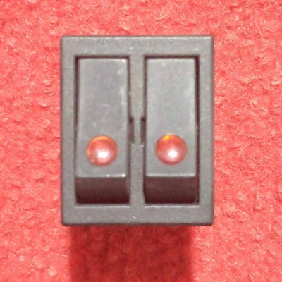 Picture of Double Switch 6 Pin On-Off 250VAC 16Amp For Radiators, Heaters & General Purpose