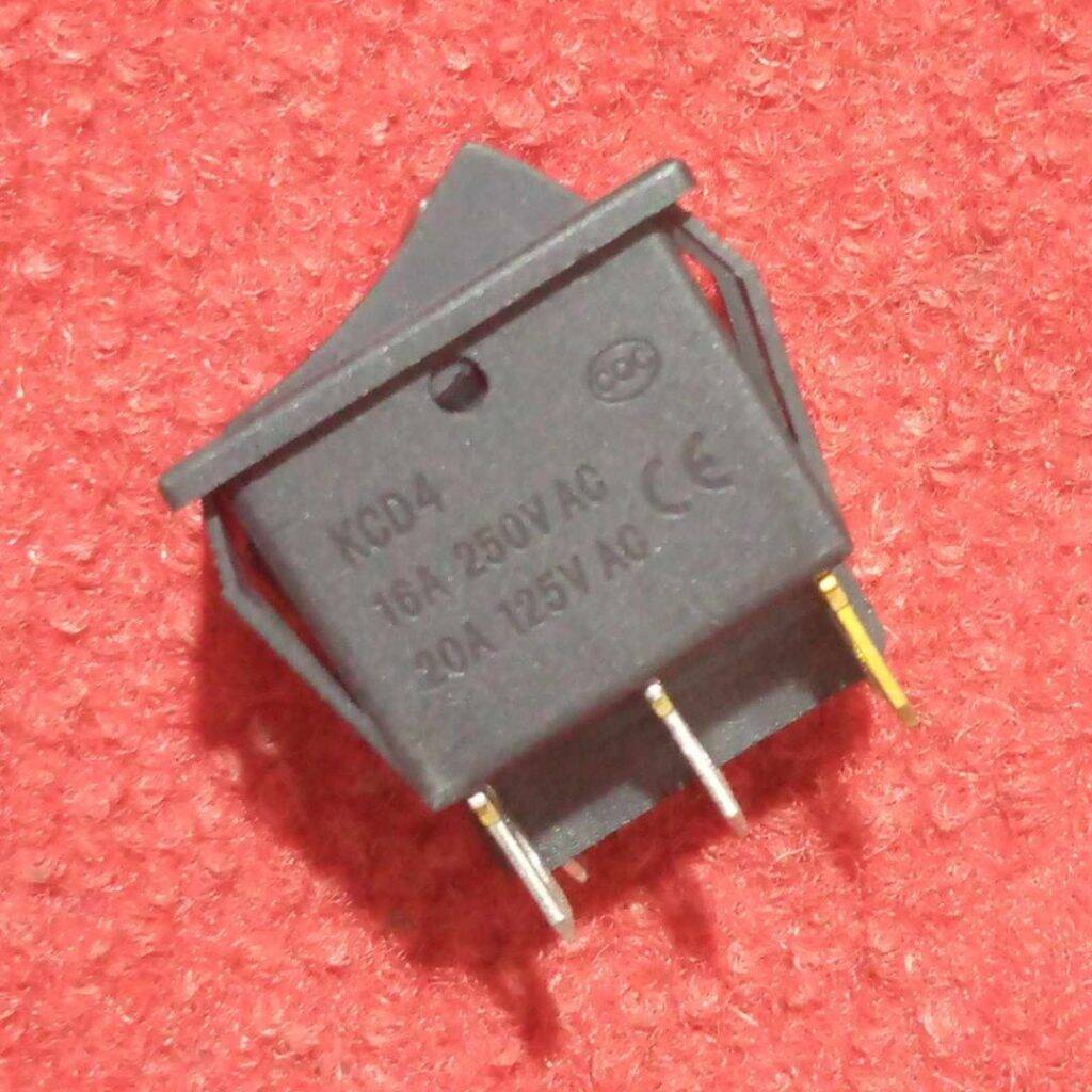 Picture of Double Switch 6 Pin On-Off 250VAC 16Amp For Radiators, Heaters & General Purpose