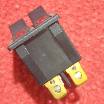 Picture of Double Switch 6 Pin On-Off 250VAC 16Amp For Radiators, Heaters & General Purpose