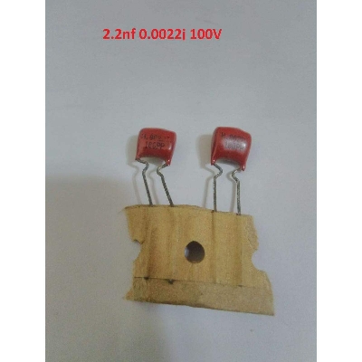Picture of 10Pcs- 2.2nF 100V Metallized Polypropylene Film 0.0022j Capacitor 2.2nF 100V Mylar Polyester Film Electrical Circuitry & Parts