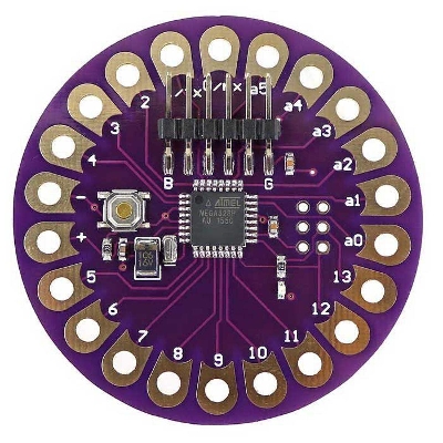 Picture of LilyPad Arduino 328 Main Board ArduinoLilyPad 328 ATmega328P Main Board 16M Compatible With Arduino Electronics Circuitry & Parts
