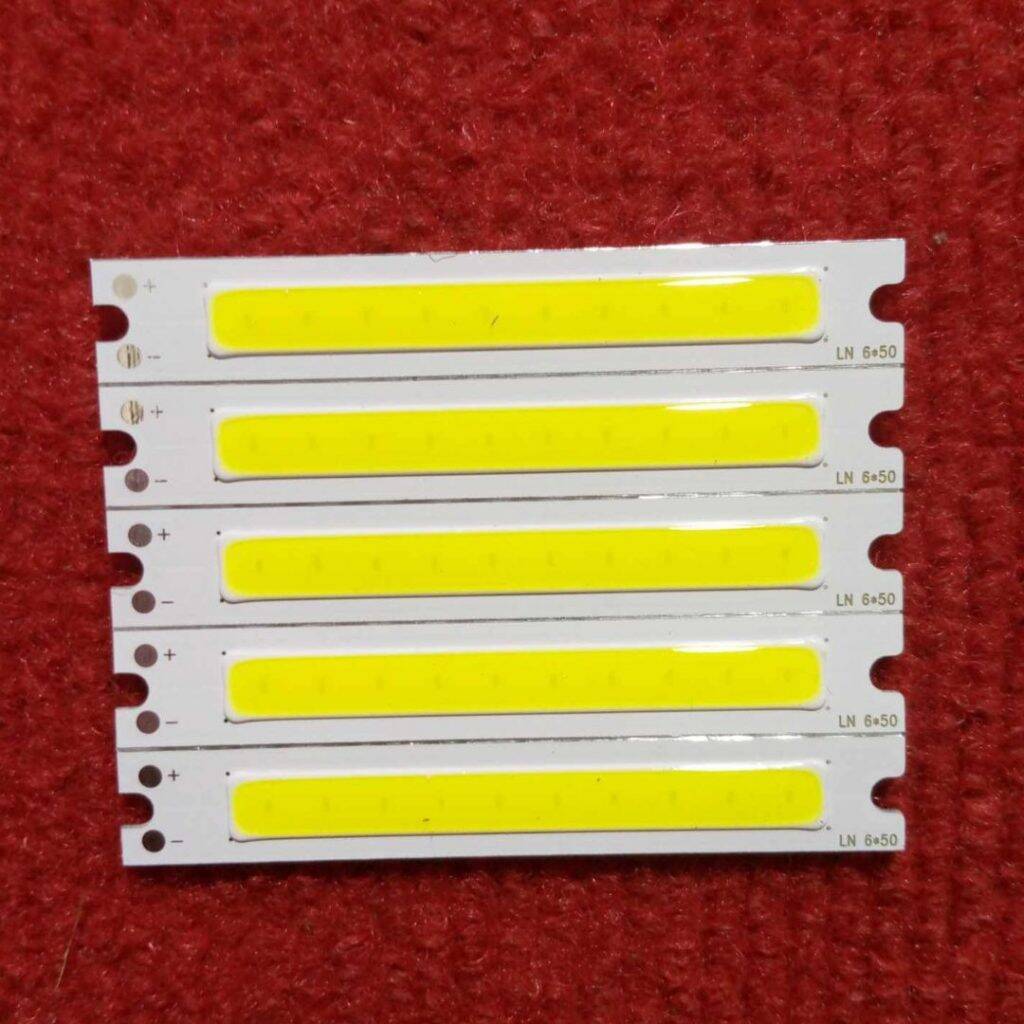 Picture of LN6510 WHITE Color 3W Mini COB LED DC 3V 3.7V White LED SMD Strip COB Bead Chip For Bulb Light Lamp Car Light Source 3 Watt DIY LED Light Bulbs