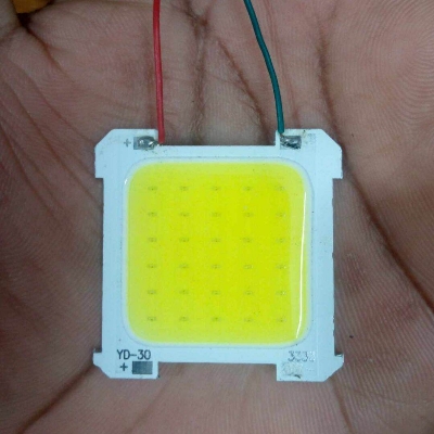 Picture of YD-30 With WHITE 10W Mini COB LED Size 33x33mm