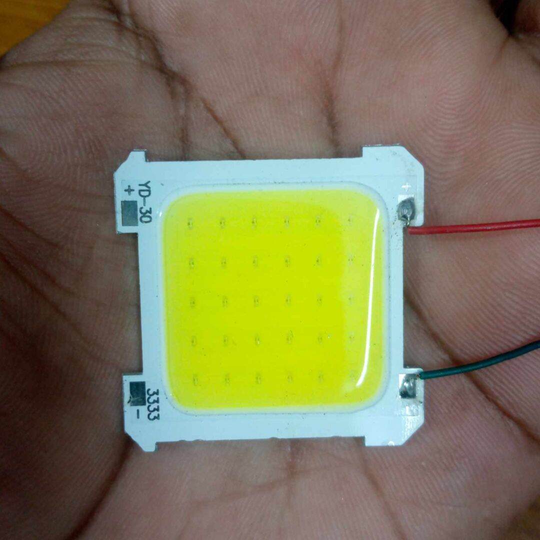 Picture of YD-30 With WHITE 10W Mini COB LED Size 33x33mm