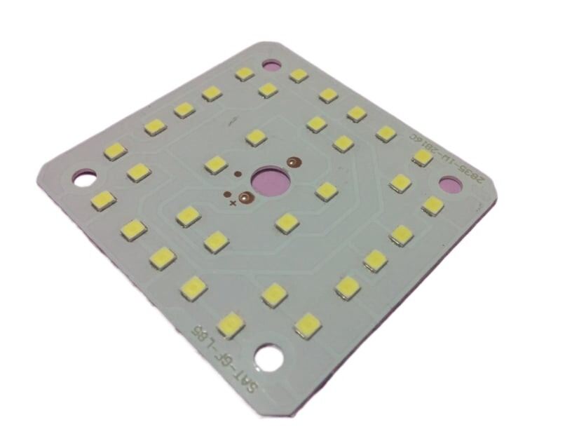 Picture of 2835-32C WHITE Color 12V 40Watt LED Light Bulbs 59x59mm 32Pcs SMD LED White 40W LED Light SMD Board 12V SMD LED Light Plate SMD LED Light 40W