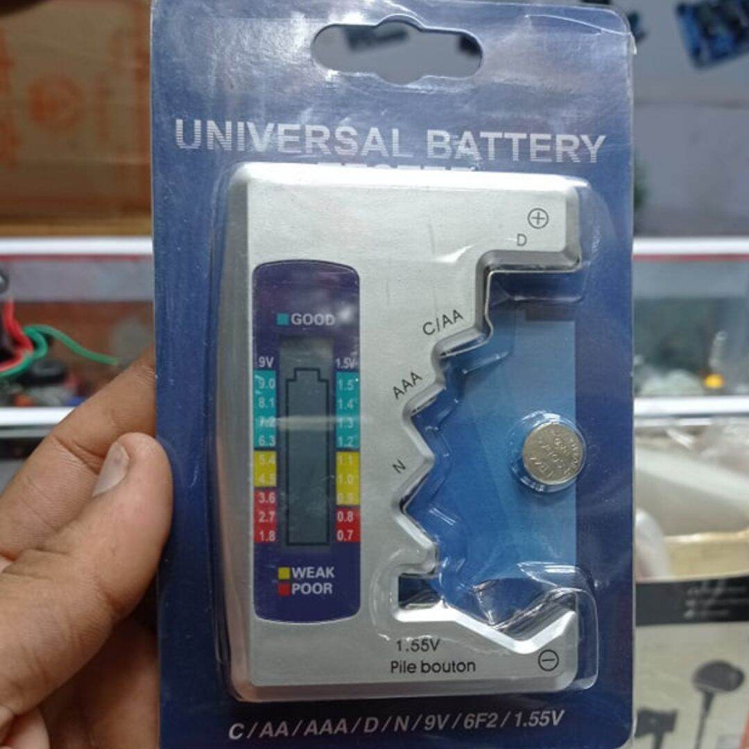 Picture of Battery Checker Digital Universal Battery Tester Battery Checker For All Battery C AA AAA D N 9V 1.5V Button Cell Small Mini Batteries Tools Sets