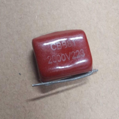 Picture of 5Pcs Metallized 223j 2KV Polypropylene Capacitor Mylar 22nF Polyester Film Capacitor 2Pin Leads
