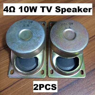 Picture of 2Pcs- 3.5 Inch TV Speaker 8 Ohm 10W Rectangular Shape Speaker For CRT Television LCD Monitor Speaker Amplifiers Home Entertainment Receivers & Amplifiers