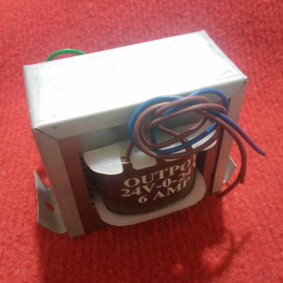 Picture of Aluminium Wire 24-0-24v 6Amp Transformer Input AC 220V 50Hz Output DC 24 Volt 6Amp Step Down Transformers For Power Supplies Electronic ProjectDIY - Multi Plug