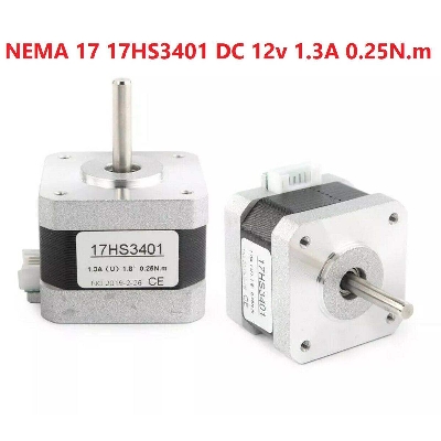 Picture of 0.25N.m NEMA17 NEMA-17 17HS3401 DC 12v 1.3A 0.25N.m 1.8 Degree 4 Pin Cable 42 BYGH 34mm Stepper Motor For CNC Engraving Machine 3D Printers Tools Sets