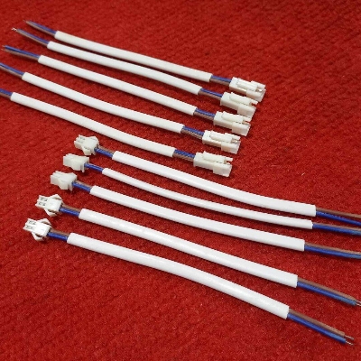 Picture of 1Pair- 2Pin White JST Connector 2 Pin Kit LOCK Type JST Male Female Connector Plug 2.54mm 2 Pin Male Female Battery Connector 150mm Cable