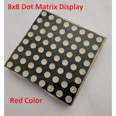 Picture of Dot Matrix Round Dot 8×8 2088AS 5mm Led Display 16 Pin Common Anode Red Super Bright 60mm For Elevator Panel Moving Massage Arduino