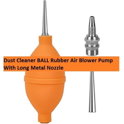 Picture of Rubber Dust Air Blower With Metal Nozzle Rubber Dust Extractors Cleaner Balloon For Home Office Laptop Desktop Mobile Cleaner 