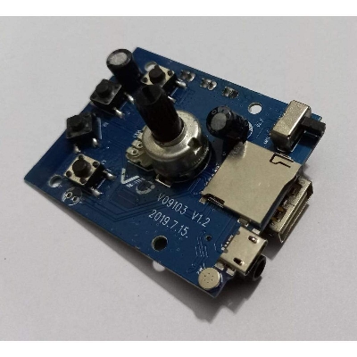 Picture of Bluetooth Audio Receiver Amplifier Board  Micro USB 5v 3.5mm Audio Socket SD Card USB Port Dual Speaker Stereo Audio With One Volume