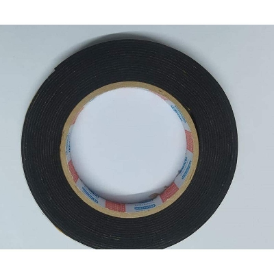 Picture of Double Sided Foam Tape 1″ Inch Black Color Heavy Duty Gum