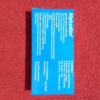 Picture of ORGINAL INDIAN 36gm Alphadite Epoxy Standard Epoxy Adhesive 36gm Alphadite Glue Cement Alphadite Gum / Araldite Standard Epoxy Adhesive 36gm Standard Alphadite / Araldite Epoxy Glue