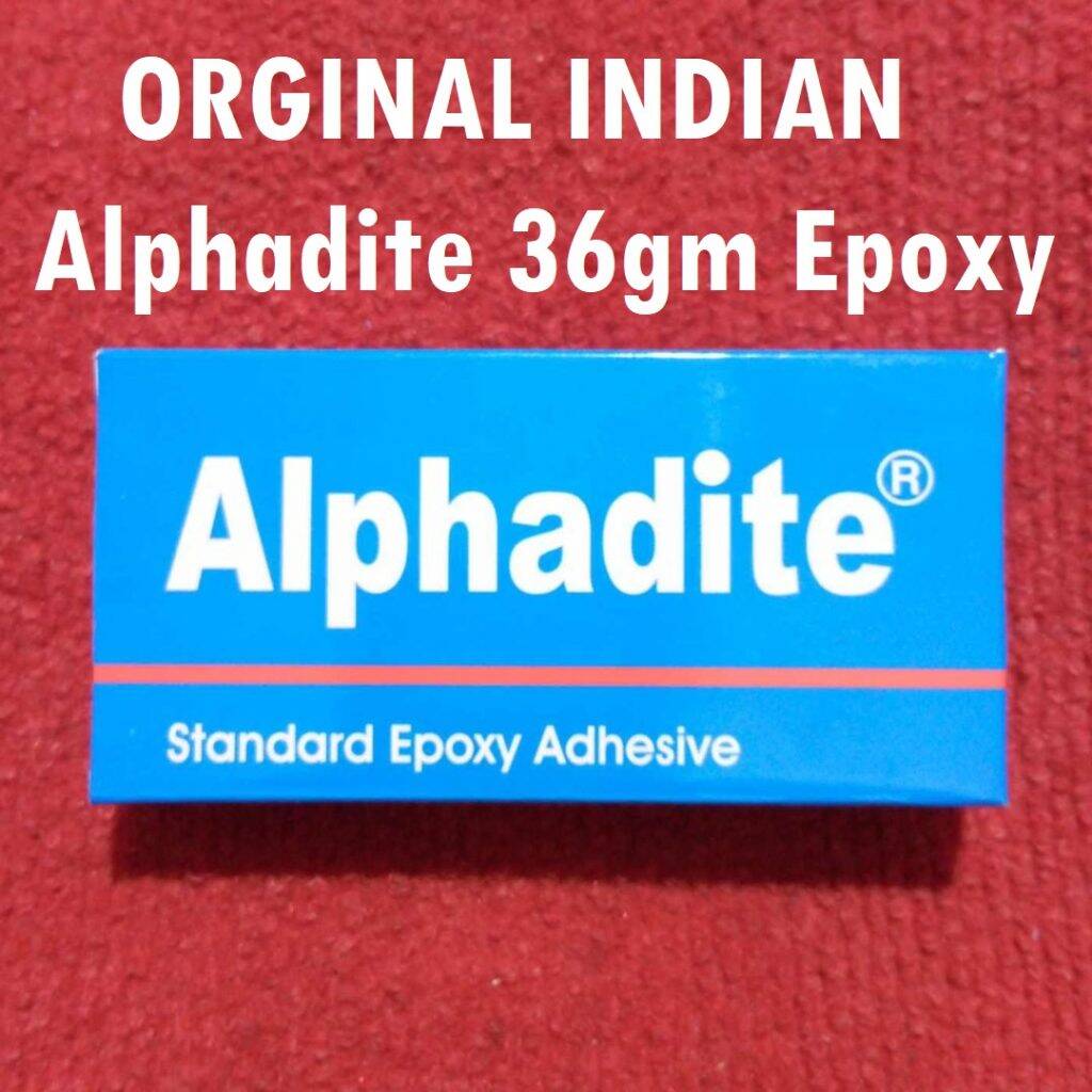 Picture of ORGINAL INDIAN 36gm Alphadite Epoxy Standard Epoxy Adhesive 36gm Alphadite Glue Cement Alphadite Gum / Araldite Standard Epoxy Adhesive 36gm Standard Alphadite / Araldite Epoxy Glue
