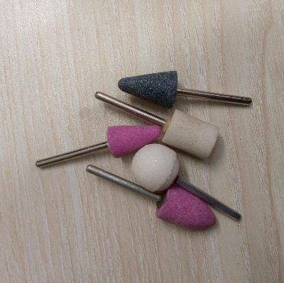 Picture of 5Pcs - Multifunction Rotary Mounted Stone Set 1/4″ Shank Rotary Grinder Polishing Grinding Sharpening Engraving Tools Accessories Kit For Dremel