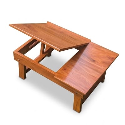 Picture of 2-Part Wooden Bed Table (Multi-Purpose)