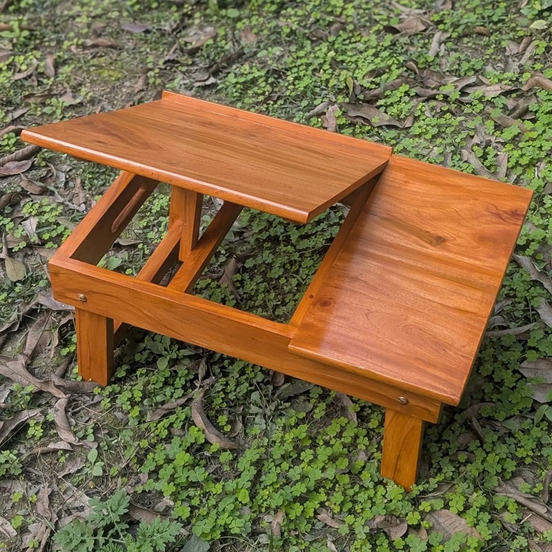 Picture of 2-Part Wooden Bed Table (Multi-Purpose)