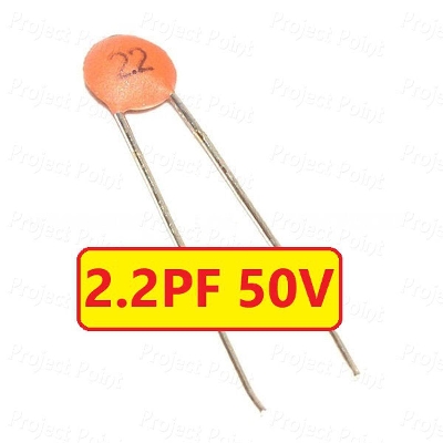 Picture of 25Pcs- Ceramic Capacitor 2.2pF 50v Ceramic Disc Capacitor