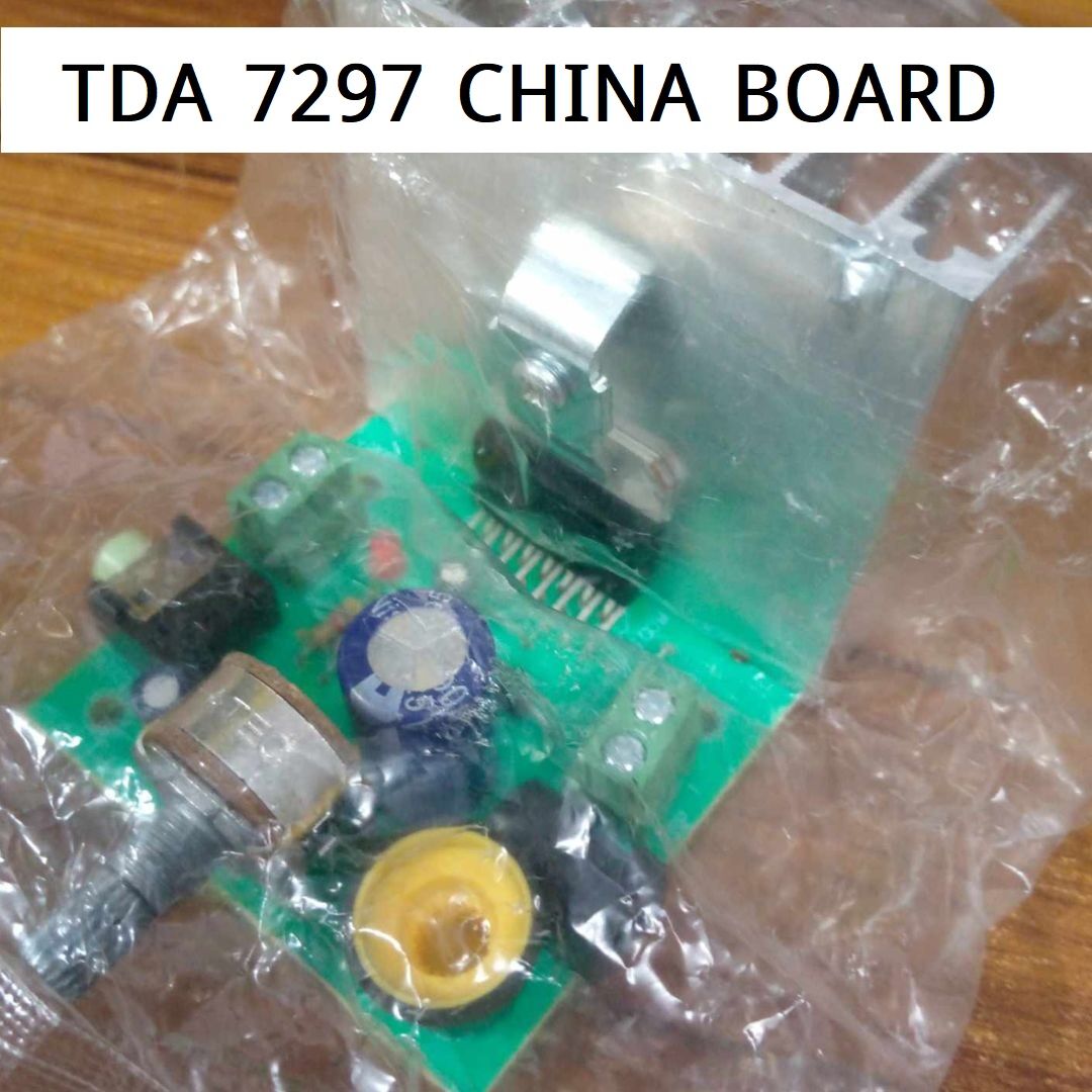Picture of CHINESE TDA7297 TDA-7297 Heavy Sound Quality Dual Channel DC 12V 15w 15w Speakers Digital Stereo Audio Amplifier Circuit Board Double Speakers Can Use