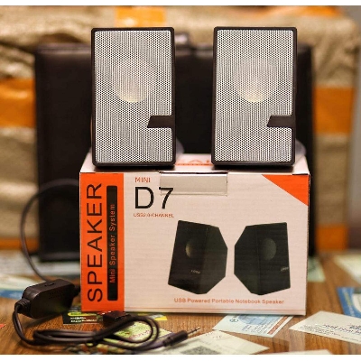 Picture of Multimedia Speaker D7 USB 5V 3W Speakers Bass Sound USB 2.0 Channel For Computer PC Laptop Notebook Mobile Phone