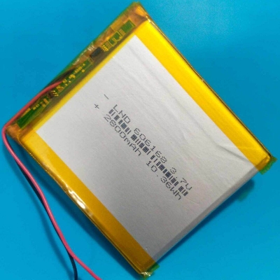 Picture of 3.7V 2800mAh Lithium Polymer Rechargeable Lipo Battery With Protection For Power Bank Battery