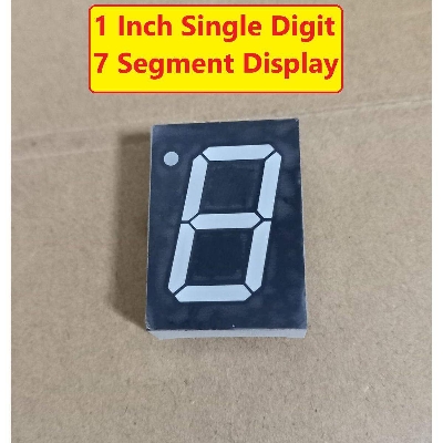 Picture of Common Anode Or Cathode 1″ Inch Single Digit 7 Segment Red Color LED Digital Display For Arduino Light Watch Electronic Project DIY