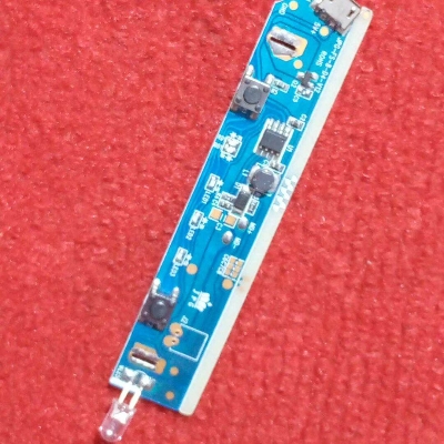 Picture of Mini Portable Rechargeable Fan Circuit Main Board 3.7V 3-Baffle Speed Regulation 18650 Lithium Battery Charge & Discharge Control Board DC Mini Fan Circuit