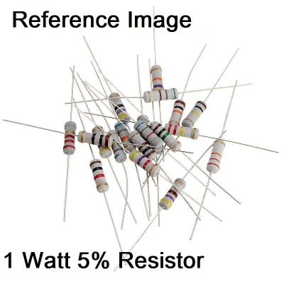Picture of 25Pcs- Resistor 3.3 Ohm 1W 5% Metal Oxide Film Resistor High Quality