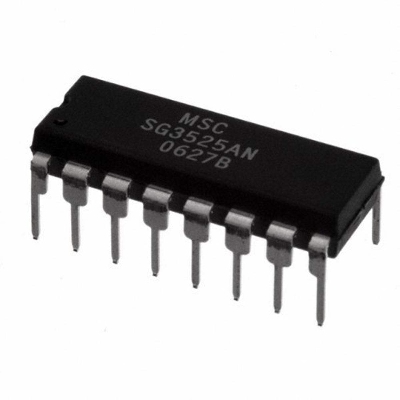 Picture of 3525 PWM IC Electrical Circuitry & Parts DIP-18 Pin Package