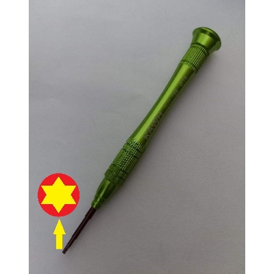 Picture of Precision Screwdriver 25mm T6 Hex Tip Socket Magnetic Screwdriver Use For Laptop Computer Mobile Phone IPad Opening Repair Tools