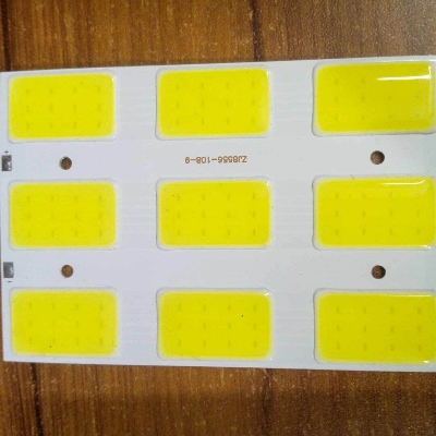 Picture of ZJ8556-108-9 3.7V 9 COB LED WHITE Color 20W Size 85x56mm