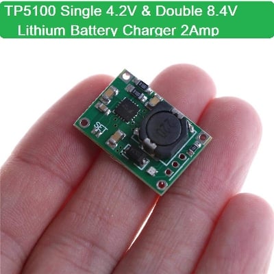Picture of TP5100 Charging Circui Single 4.2V & Double 8.4V Battery Charger Module With Protections 1-2A 18650 Battery Charger TP5100 Charging Module Adapters - 185905579