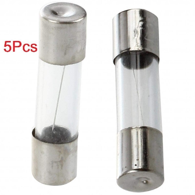 Picture of 5Pcs- Fast Blow Type AC 250V 7A F25AL250V Glass Fuses Tubes Size 5x20mm Fast Acting Glass Tube Fuse 7Amp Electrical Circuitry & Parts
