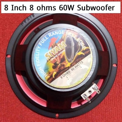 Picture of 8" Inch Ultra Sound Multimedia Speaker 8" Inch 8 Ohm 60W Audio Sub Woofer HiFi Deep Bass Speaker For Home Theater Loudspeaker Stereo Amplifiers