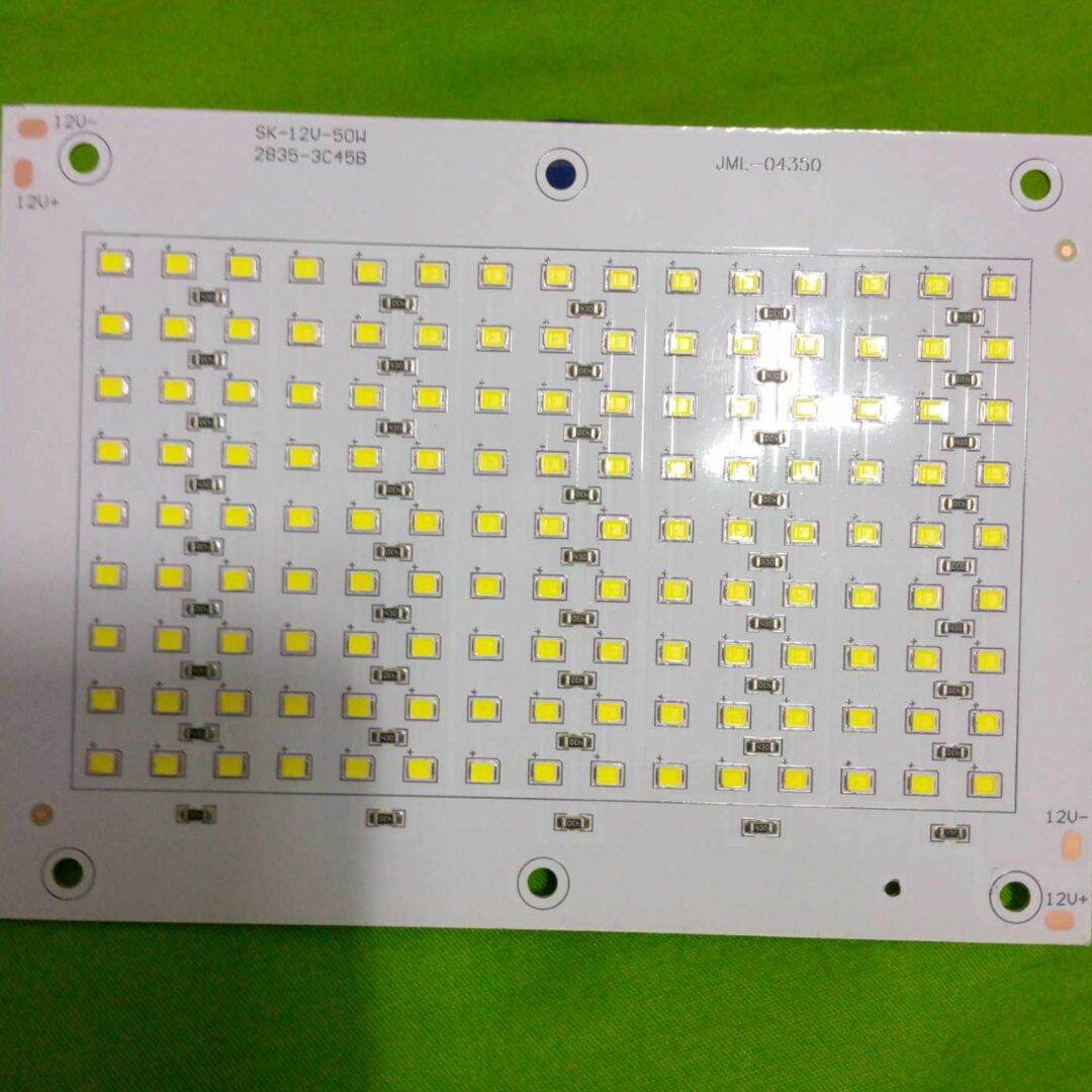 Picture of SK-12V-50W Direct 12V Solar LED Light White Color 150x110mm 135 Pcs LED DC 12V LED Light 50W White LED 12V Battery Light Bulbs 50W LED Light 12V Battery Light