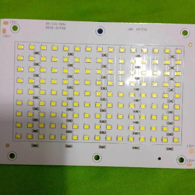 Picture of SK-12V-50W Direct 12V Solar LED Light White Color 150x110mm 135 Pcs LED DC 12V LED Light 50W White LED 12V Battery Light Bulbs 50W LED Light 12V Battery Light
