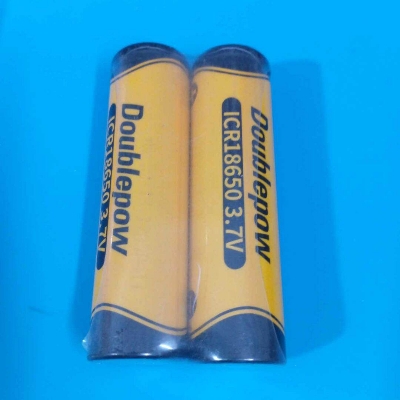 Picture of 18650 1200mAh Doubl-ePow 18650 3.7V 1200mAh Lithium-ion Rechargeable Battery For Power Bank Power Pack LED Torch Car Toys Laptop Battery DIY Batteries - Battery - Battery