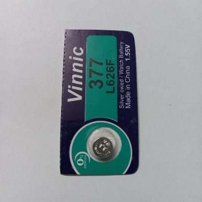 Picture of Alk-Aline Button Coin Cell Battery 1.55V AG4 LR626 L626 377 377A 28mAh 1.5 Volt Silver Oxide Watch Batteries