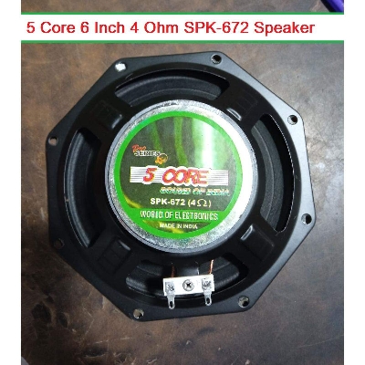 Picture of OCTA SHAPE 5 Core 6 Inch 4 Ohm SPK-672 Audio Speaker 6 Inch Speaker Home Entertainment Receivers & Amplifiers