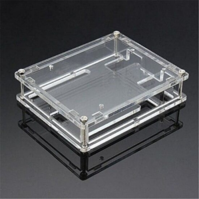 Picture of Arduino Uno R3 Case Protective Shell Enclosure Transparent Acrylic Gloss Box Clear Cover