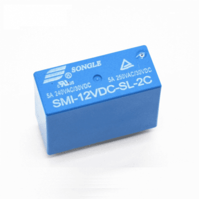 Picture of 12V Slim Rel-ay 8 Pin DC-12V Songle Relay 8Pin Leads DPDT Electrical Circuitry & Parts