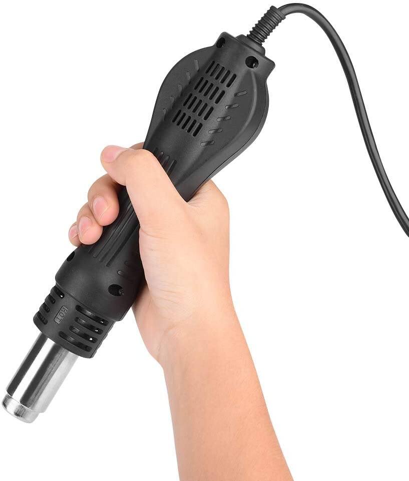 Picture of Air Heat Blower Handle 8 Wire  400W Desoldering BGA Hot For 858 858D 85D+ 8858 878A 878 Soldering Station Heat G-u-n Machine