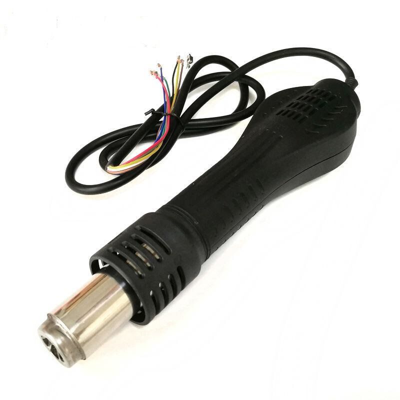 Picture of Air Heat Blower Handle 8 Wire  400W Desoldering BGA Hot For 858 858D 85D+ 8858 878A 878 Soldering Station Heat G-u-n Machine