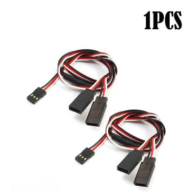 Picture of 180mm Servo Y Style Male to Female JR Servo Harness Wire Line Cord Extension Lead Cables 3Pin Connector 180mm Wire Cables