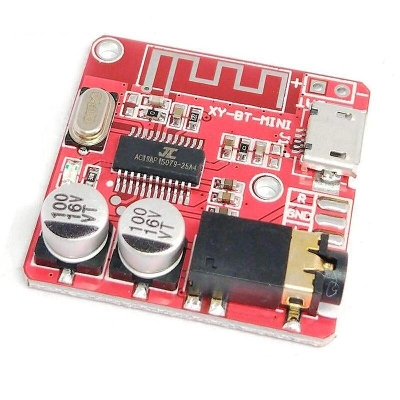 Picture of RED Color XY-BT-Mini 3.7-5V 4.1 Bluetooth Audio Receiver Mp3 Board Module For Car Speakers Audio Power Amplifiers Music Board Module Low Price