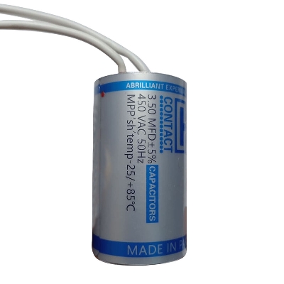 Picture of Ceiling Fan capacitor 3.5 MFD  High speed Pakistan 450VAC Capacitor Industrial Electric Fan Capacitor 50Hz 60Hz Electrical Circuitry & Parts - motor